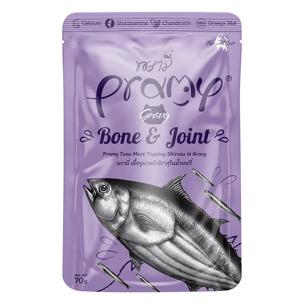 プラミー ツナ・シラス グレイビー ボーン&ジョイント(骨と関節) アダルト 70g×12個入(一般食)