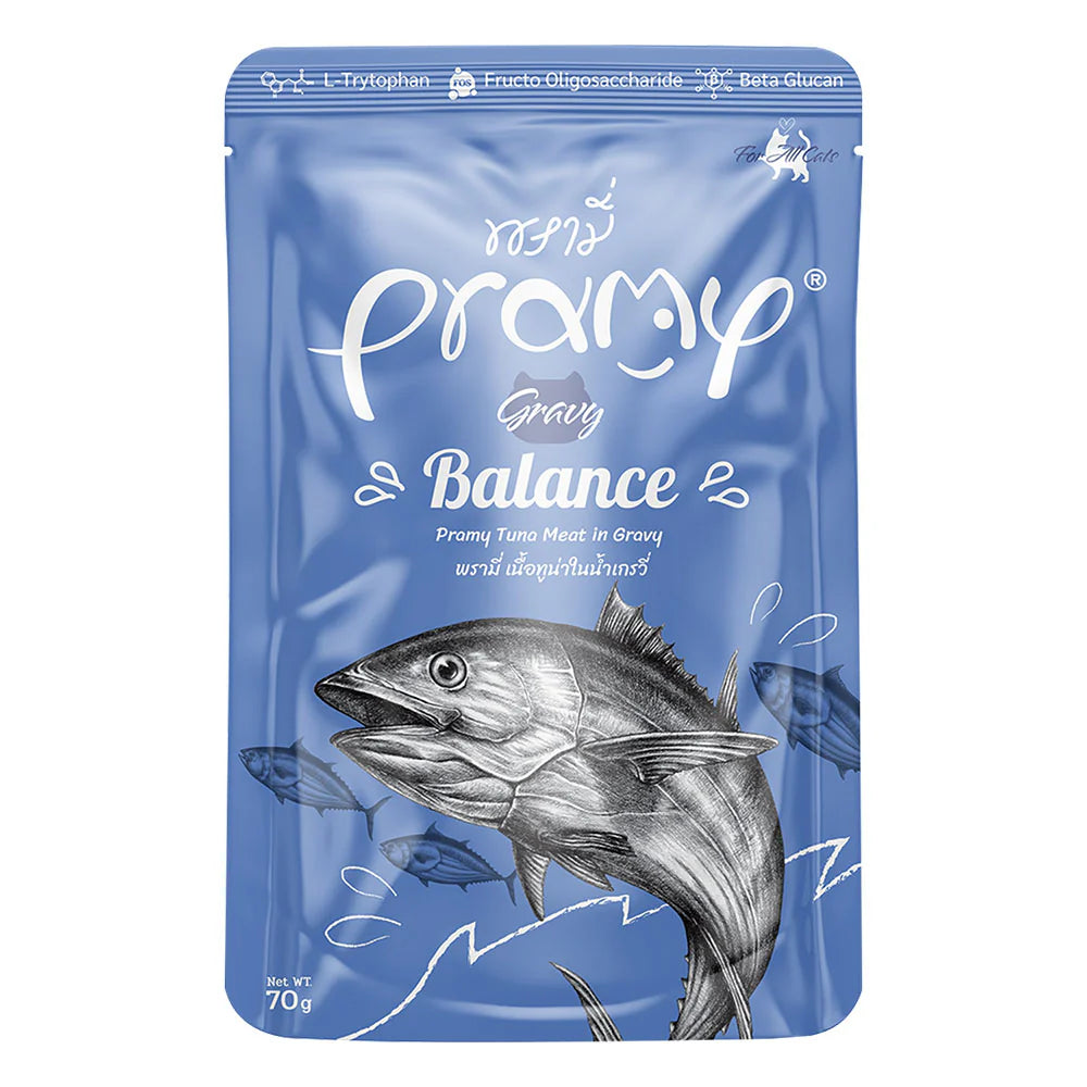プラミー ツナグレイビー バランス(体調管理) アダルト 70g×12個入(一般食)